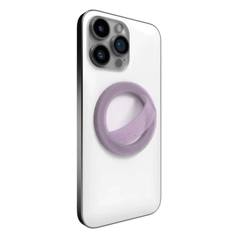 Ring Thing - MagSafe Compatible Silicone Ring - Glitter Pink (Halo icon)