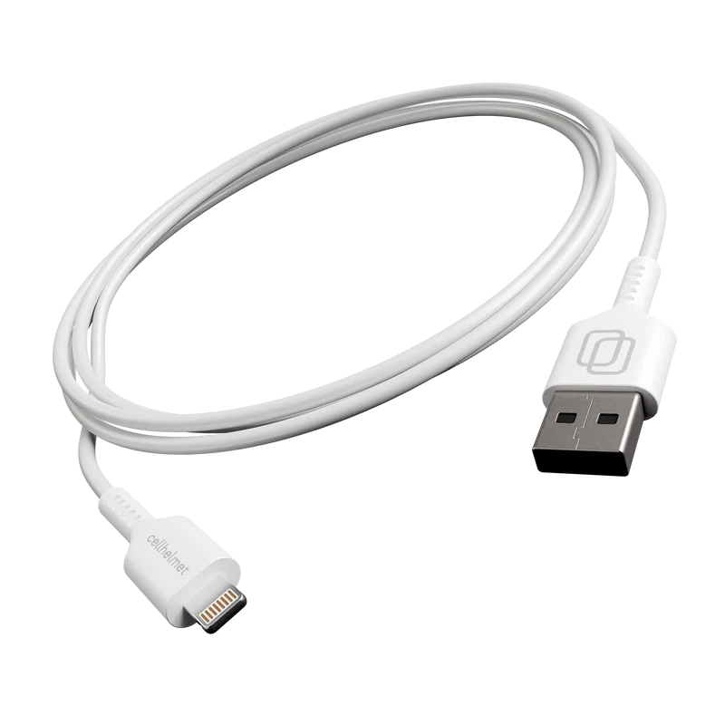 Lightning to Type-A Charge/Sync Cable - 3ft Round (Halo icon)