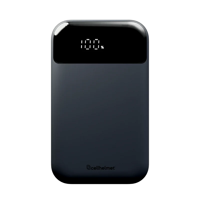 10K mAh Power Bank, 33W, 2 Ports (1 A, 1 C) & Charging Cable (Halo icon)