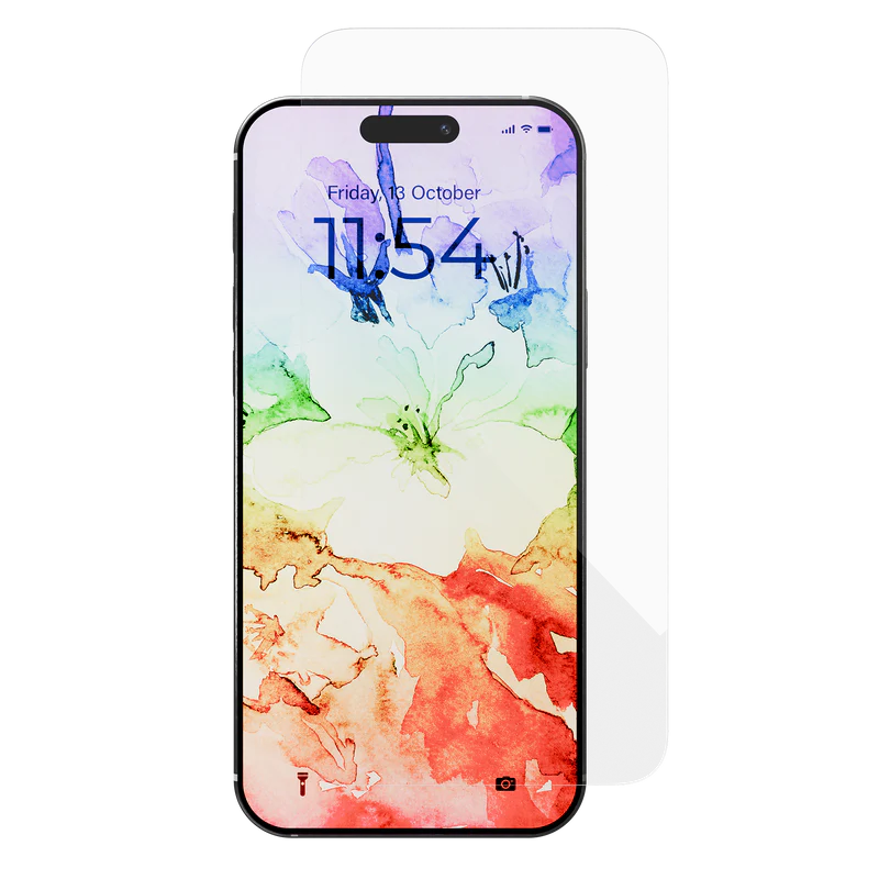 iPhone 16 Plus Clear Screen Protector (Halo icon)
