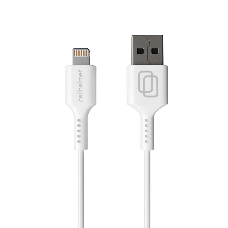 Lightning to Type-A Charge/Sync Cable - 1ft Round (Halo icon)