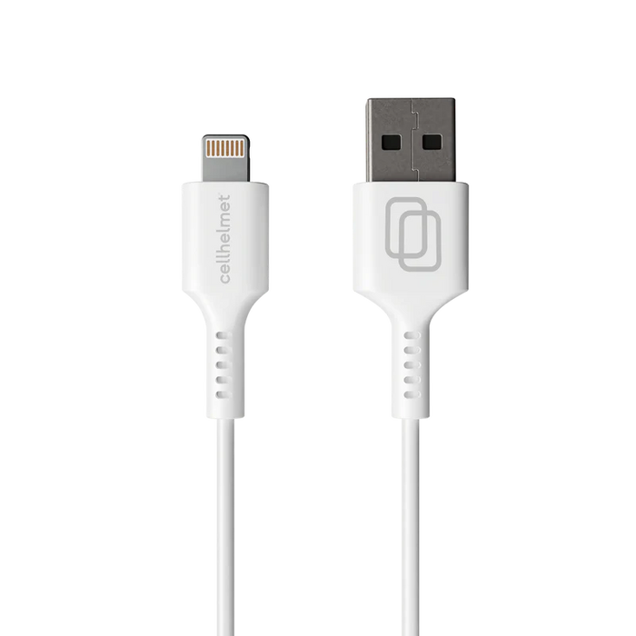 Lightning to Type-A Charge/Sync Cable - 1ft Round (Halo icon)