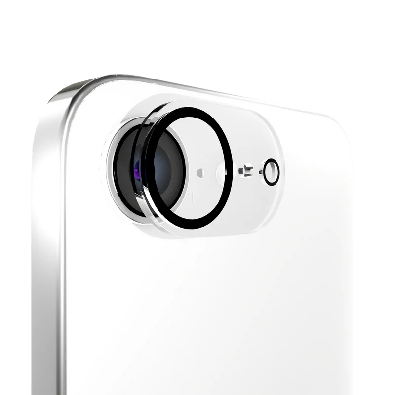 Tempered Camera Glass for iPhone 17e/16e - Clear - Camera Protector (Halo icon)
