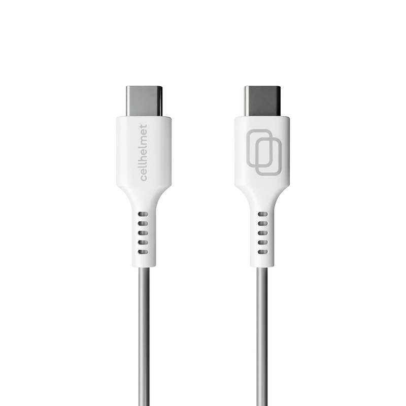 Type-C to Type-C Charge/Sync Cable - 1ft Round (Halo icon)