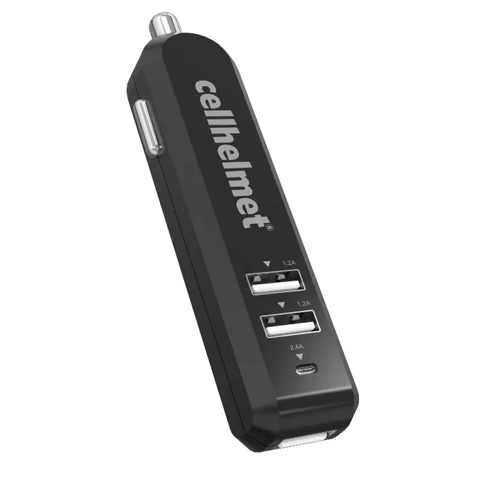 4.8A Car Charger - Three Port - Black (Halo icon sha256 0179e9bd7cf9ae9476036e910c6ac8c9b5ba7247785f5271d6131f05ea36e8ad)