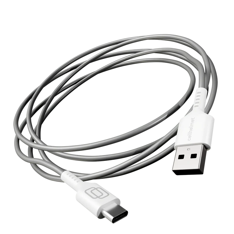 Type-C to Type-A USB Charge/Sync Cable - 6ft Round (Halo icon)