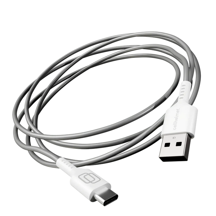 Type-C to Type-A USB Charge/Sync Cable - 6ft Round (Halo icon)
