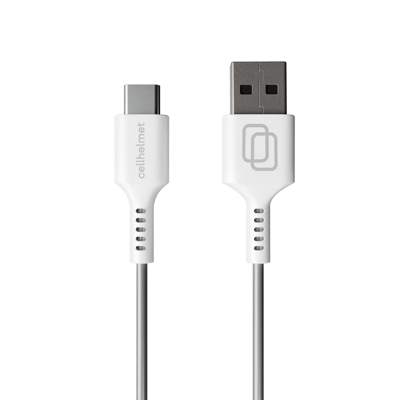 Type-C to Type-A USB Charge/Sync Cable - 1ft Round (Halo icon)