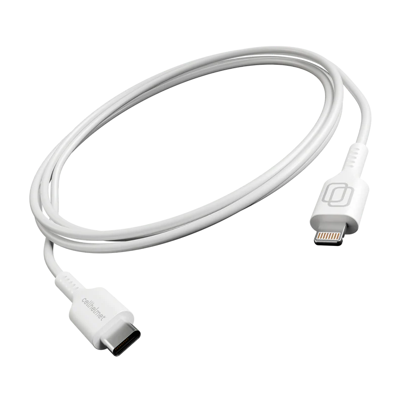 Lightning Charge Cable Type C for Apple - 3ft Round (Halo icon)