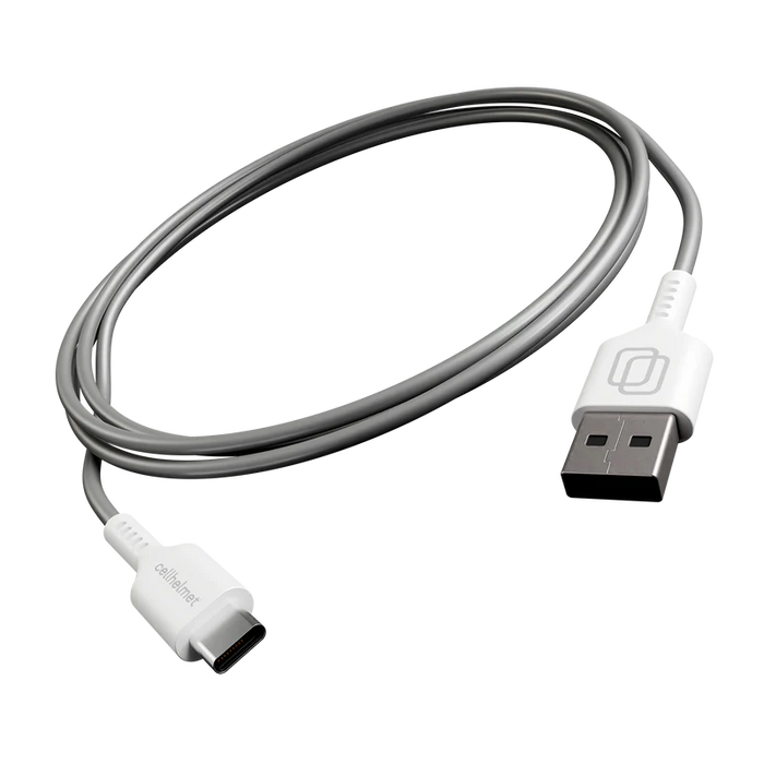 Type-C to Type-A USB Charge/Sync Cable - 3ft Round (Halo icon)