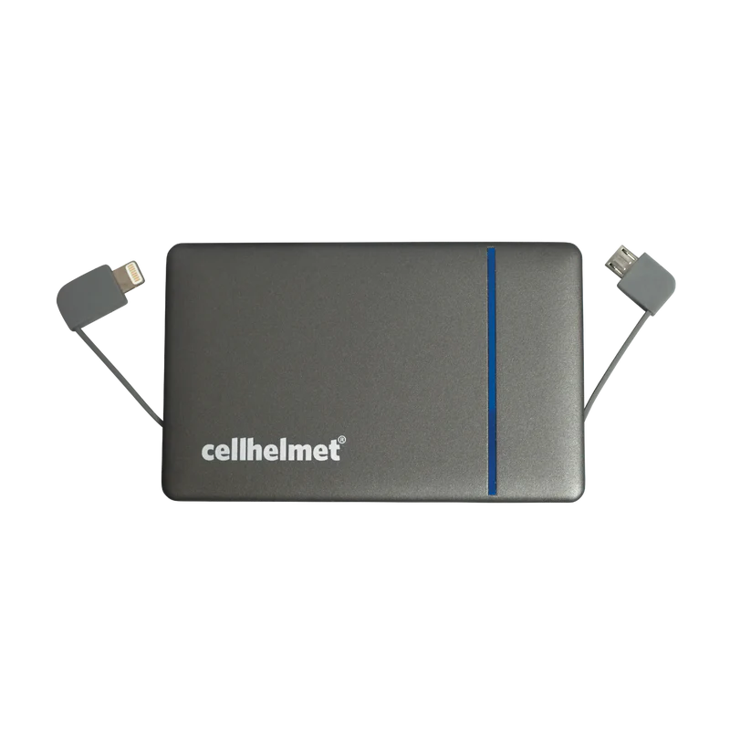 3000mAh Power Bank - Portable Charger w/ Integrated Cables (Halo icon)