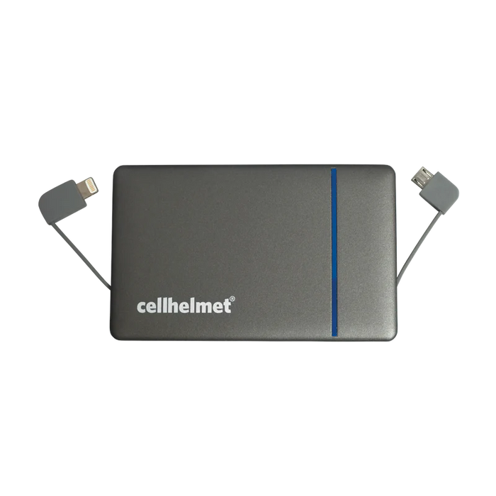 3000mAh Power Bank - Portable Charger w/ Integrated Cables (Halo icon)