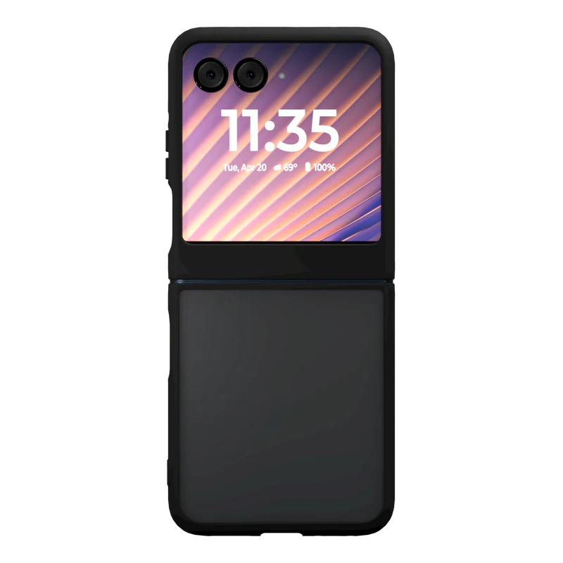 Altitude X Flip Series for Motorola razr (2024 / 2025) - Onyx Black (Halo icon sha256 9dfb6ac3af404789b2d8a73bb5b450c024993c1b226169b1ffba9cba54d63e5a)