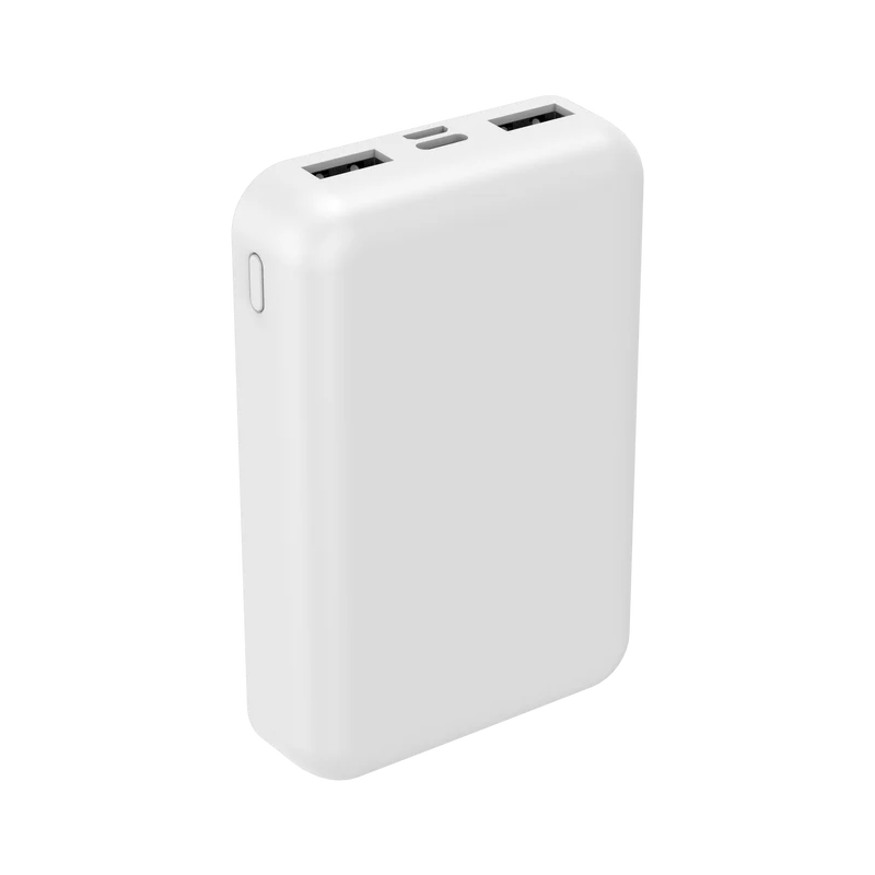 10K mAh Power Bank - Two type A ports and One type C (Halo icon)