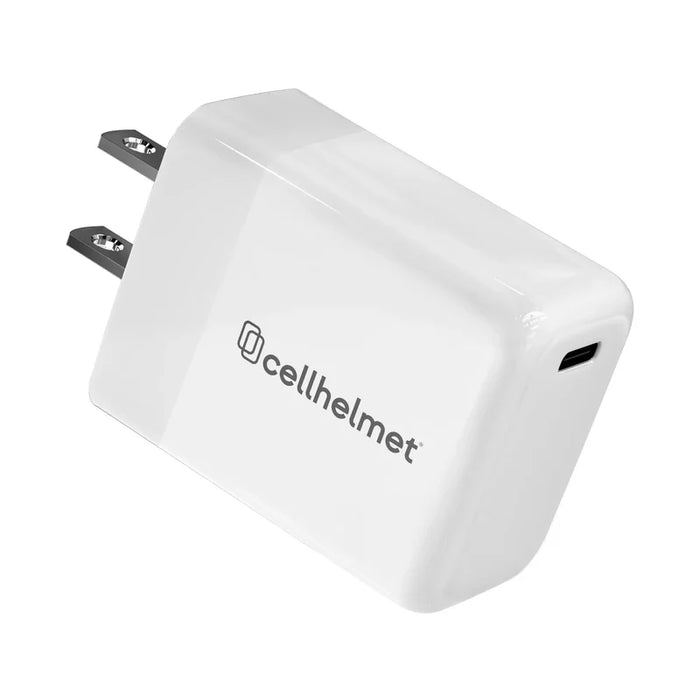 30W PD Wall Plug - White (Halo icon)
